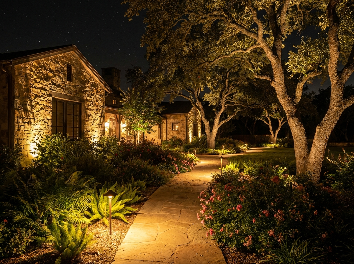 Outdoor landscape lighting