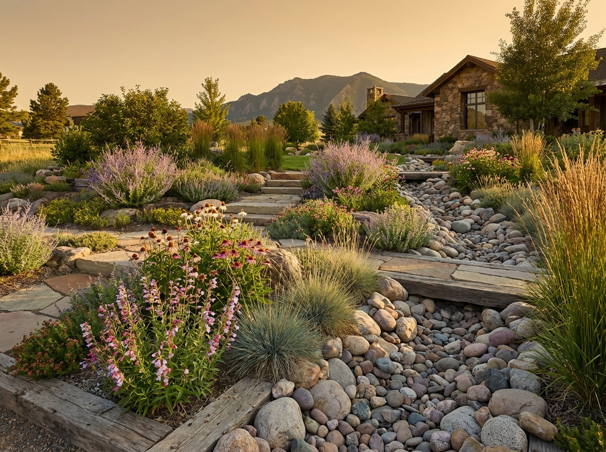 Xeriscape garden Parker CO